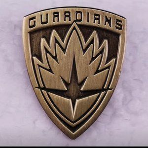 Marvel Guardians Of The Galaxy Guardians Shield Logo Enamel Pin